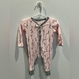 Burt’s Bees Baby Pink and Purple Onesie